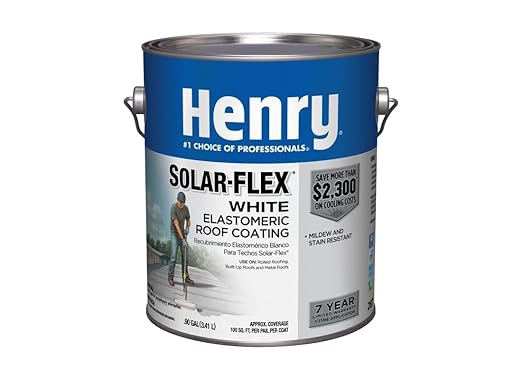 Henry Elastomeric Roof Coating White 1 Gl