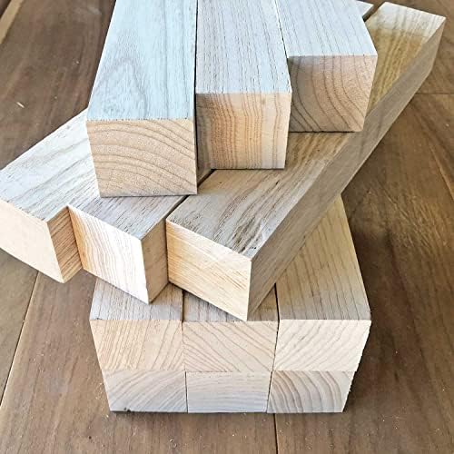 White Ash Wood Turning Blanks 2pc - 2" x 2" x 12"