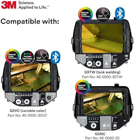 3M Speedglas G5-03 E Welding Helmet 09-0100-P10, Passive Filter, No ADF
