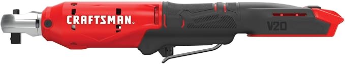 CRAFTSMAN V20 Cordless Ratchet Wrench, 3/8 inch Drive, 300 RPM, up to 35 ft-lbs of Torque, Bare Tool Only (CMCF930B)