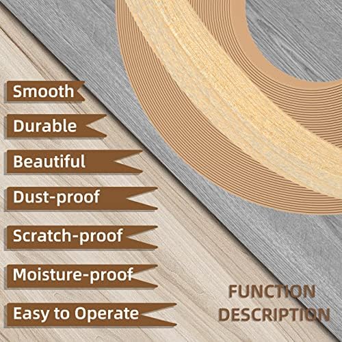 GSCIT Club Maple Edge Banding, 2 inch x 25ft Wood Edge Banding Pre-glued Flexible, Veneer Tape Banding for Cabinet Repair Furniture Restoration