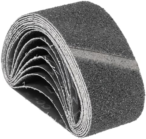 Sanding Belts 3 x 18 Inch 36 Grit Silicon Carbide 8 Pack