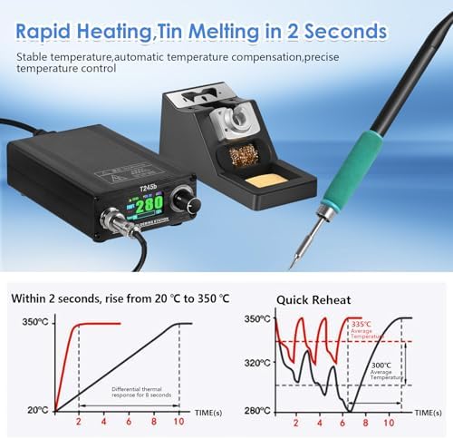 T245b 180W Precision Soldering Station, C245 Tips Micro Electronic Welding