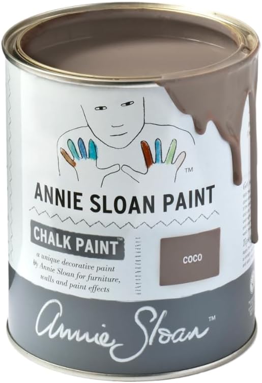 Annie Sloan Chalk Paint® (Coco, 1 Litre/33.8 Fl Oz) a unique decorative paint for furniture, cabinets and home décor with no sanding or priming