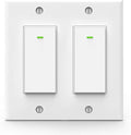 Smart Light Switch, Double Smart WiFi Light Switches, Smart Switch 2 Gang Works with Alexa Google Assistant