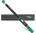 1/2 Inch Drive Digital Torque Wrench, 12.53-250.7Ft.lb/17-340N.m, Long Electronic Torque Wrench with Preset Value, Buzzer & LED Indicator, 2% Accuracy for Bike, Motorcycles, Car