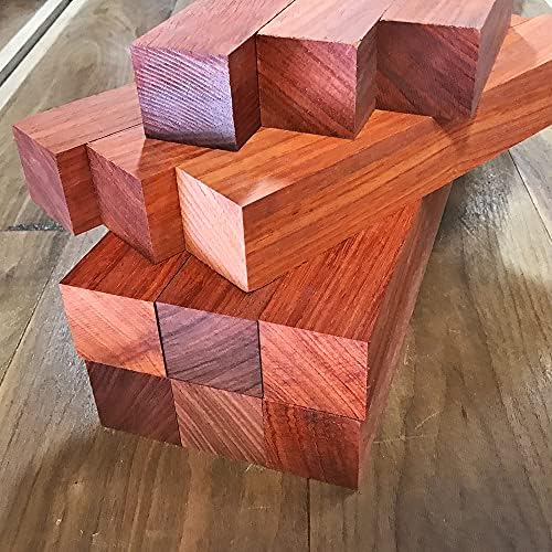 Padauk Wood Turning Blanks 2pc - 2" x 2" x 36"
