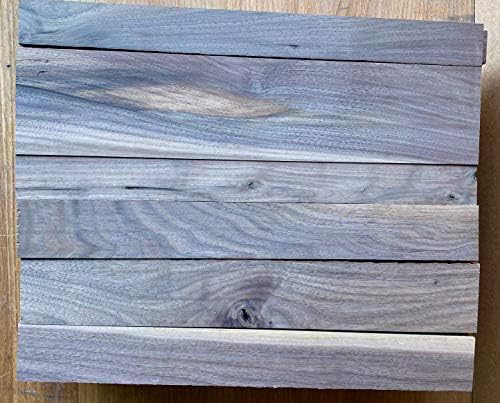 16" Long Scrap Box of 3/4" Thick Boards, All Black Walnut