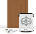 ALL-IN-ONE Paint by Heirloom Traditions, Saddle (Caramel Brown), Gallon - Durable cabinet and furniture paint. Built in primer and top coat, no sanding needed. Includes our 30 featured color card.