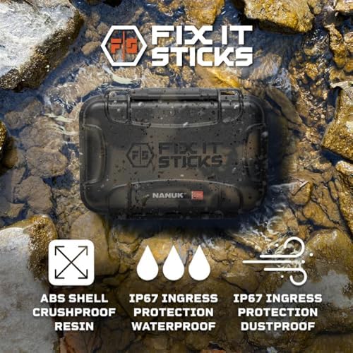 Fix It Sticks Maintenance Tool kit Bundle: Hardcase Set with T-Handle Wrench, Torque Drivers, Battery Cap Tool, Brass Hammer Head, and Microfiber Cleaning Cloth