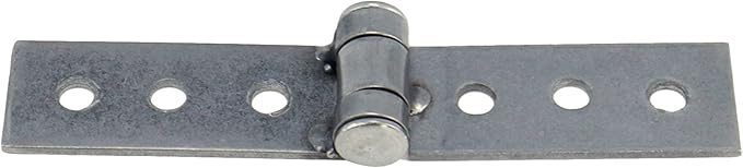 2Pcs 3 inch Silver Folding Butt Hinges Stainless Steel Furniture Door Window Hinges, Small Hinges for Crafts, Frameless Glass Window Hinge 6 Hole Hinge