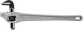 DURATECH 18-inch Aluminum Offset Pipe Wrench, Adjustable Plumbing Wrench | 2-1/2" Jaw Capacity, Heavy Duty, Drop Forged, Exceed GGG standard