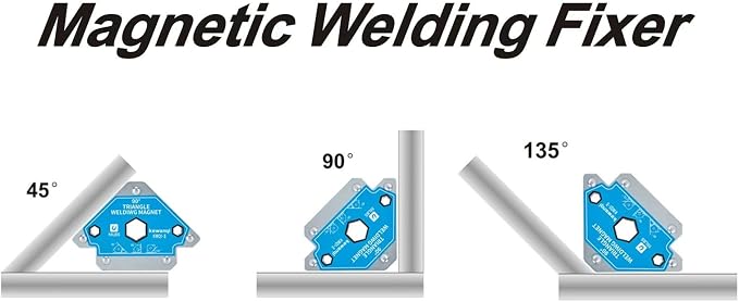 110 LB Welding Magnets-2 Pieces of Magnetic Welding Holder 110 LBS Holding Power Welding Supply Strong Welding Magnets and Clamps