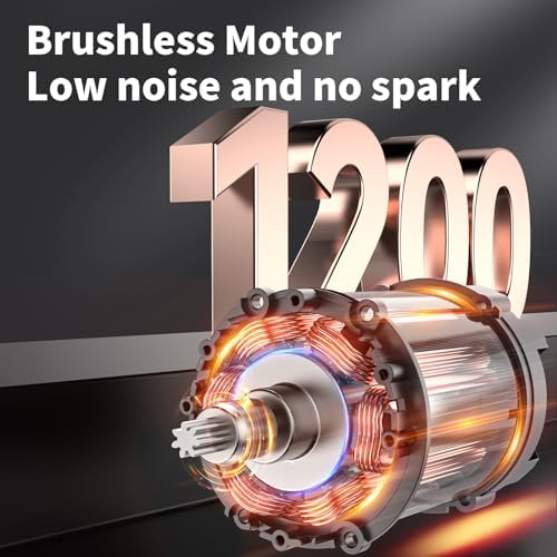 NAWIN Cordless Impact Driver Kit 16.8V Max Torque 140Nm（105ft-lbs）High Rotation Electric Impact Driver Brushless Motor Continuously Variable Rechargeable 1/4" impact driver 2.0Ah Batteries