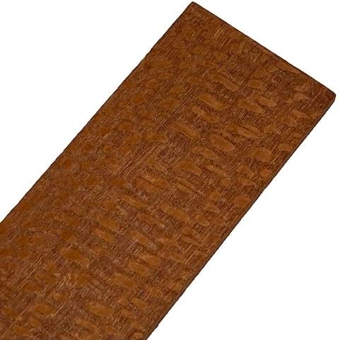 Exotic Wood Zone Leopardwood Thin Stock Lumber Board for DIY Craft Supplies, Woodworking Materials, Woodworking Projects, Furniture Making, Woodturning, (1 Piece) 1" x 2" x 12"