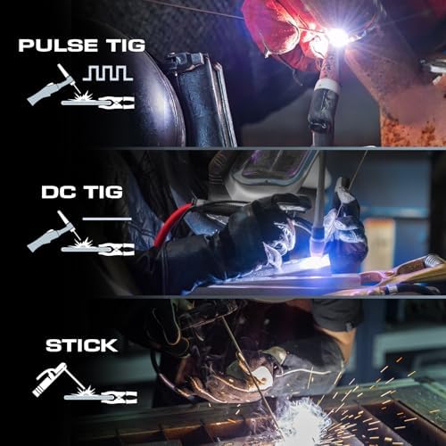 Sunstac 200A TIG Welder with Pulse, 110V/220V Dual Voltage
