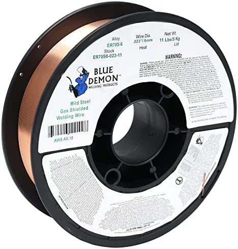 Blue Demon ER70S6 X .023 X 11 LB MIG Carbon Steel Welding Wire