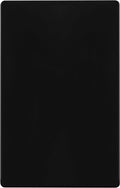 ENERLITES Screwless Blank Wall Plate, Child Safe Blank Device Outlet Cover, Standard Size, 1-Gang 4.68" x 2.93", Polycarbonate Thermoplastic, UL Listed, SI8801-BK, Glossy, Black