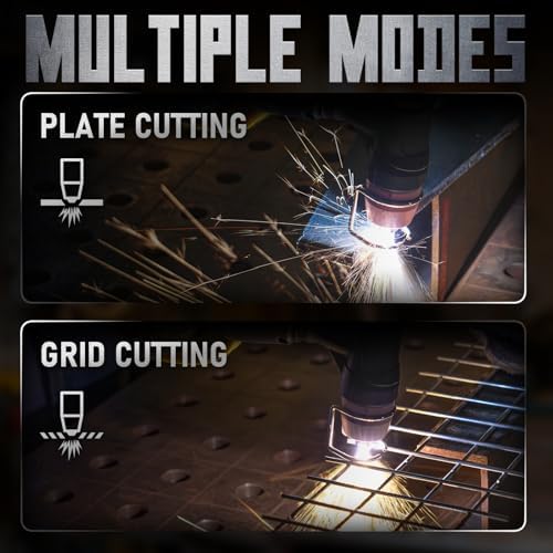 YESWELDER 55A Plasma Cutter, 2-in-1 Plate and Grid Cutting, 110/220V