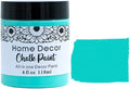 Non-Toxic Furniture Paint Vintage Chalk Paint for Wood/Metal/Glass, Indoor/Outdoor Use No Sanding & Primer Needed Matte Finish Cabinet Paint, Waterbased | Acrylic | Crafts for DIY Projects 4oz/118ml (Turquoise)