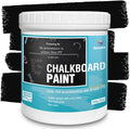 Chalkboard Paint Black Chalk Board Paint for Wood, Metal, Glass, Wall, Plaster Boards Sign, Frame, Interior/Exterior, Built-in Primer & Top Coat, Black Matte Finish, Acrylic, Non-Toxic, 350g, 12oz