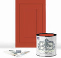 ALL-IN-ONE Paint by Heirloom Traditions, Spiced (Rustic Orange), Quart - Durable cabinet and furniture paint. Built in primer and top coat, no sanding needed. Includes our 30 featured color card.