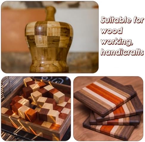Novabright 8 Pcs Exotic Hardwood Lumber 3/4" x 2" x 12"