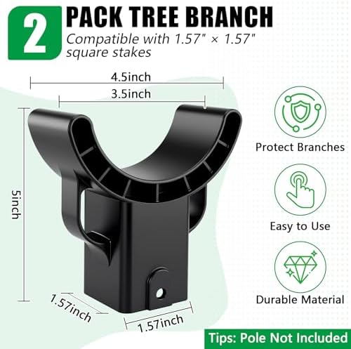 KJX 2 Pack Upgraded Tree Crutches, Fruit Tree Branch Supports
