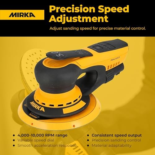 Mirka DEROS II 650X 6 Inch Random Orbital Sander Hook & Loop - With Case