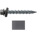Metal Roofing Screws: (2000) 10 x 1-1/2" Charcoal Hex Head Sheet Metal Roof Screw. Self Starting Metal to Wood siding Screws. EPDM Washer. Colored Head
