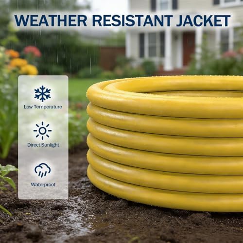 EP 25 Ft 10/3 SJTW NEMA 5-20 P/R Outdoor Extension Cord, Yellow