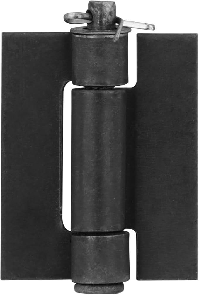 20 Pack Weldable Hinges, 2-1/2" x 1-5/8" Mini Weld On Butt Hinge for Metal Gate, BBQ Smoker, 2.3 mm Thick