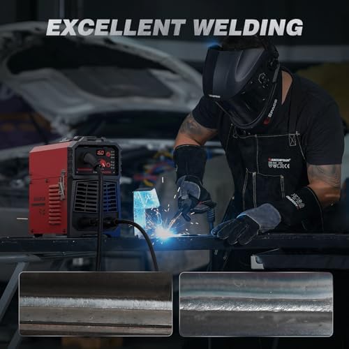 ARCCAPTAIN 160A MIG Welder 110V 220V Gasless Gas MIG Stick Lift TIG Welding