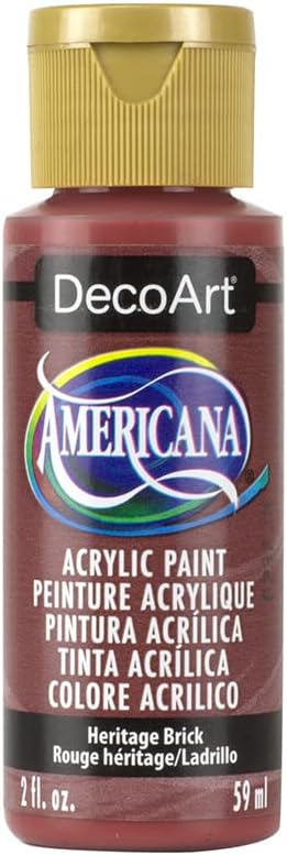 DecoArt Americana Acrylic Paint, 2-Ounce, Heritage Brick