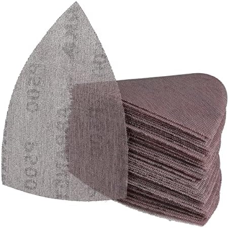 Mirka Abranet Delta 4x6 in 240 Grit Mesh Sanding Sheets Hook & Loop 50 Pack