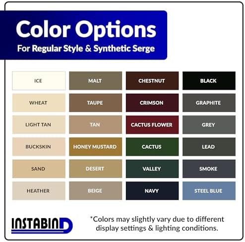 Instabind DIY Carpet Binding Tape - Regular Style Edge Trim - Malt, 54 lft