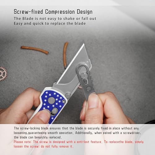 OKNIFE U1 Pro Multitool Folding Utility Knife with Folding Screwdriver