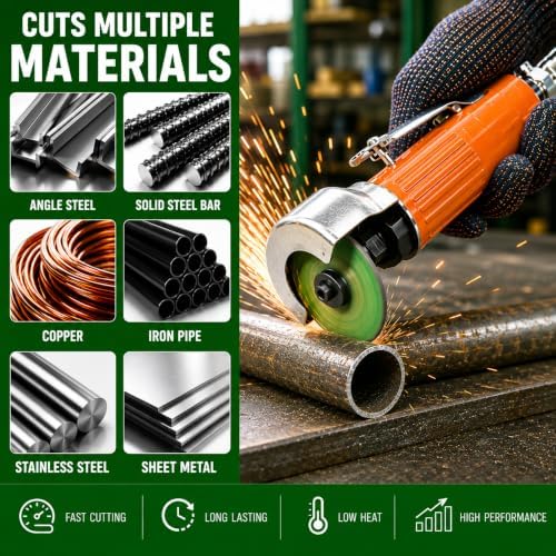 50 Pack - Cut Off Wheels 3 Inch x 1/16 Inch x 3/8 Inch - for Cutting All Steel and Ferrous Metals.