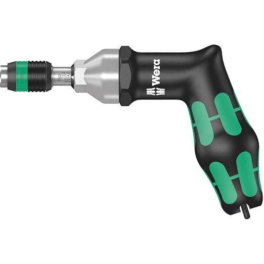 Wera 05074702001 Kraftform 7442 Hexagon Torque Screwdriver, 1/4" Head, 3.0-6.0 Nm Variable Torque Adjustment Range