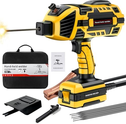 Portable Welder Handheld, 110V 120A IGBT Inverter Welding Machine