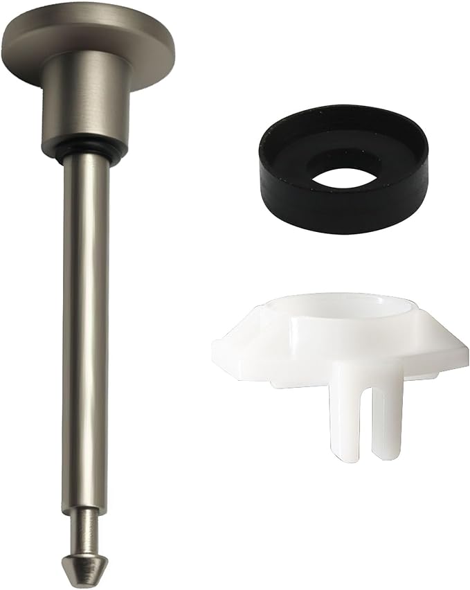 Waziaqoc 2 Set Tub Spout Diverter Repair Kit, Includes 2 x Diverter Valve Stems, 2 x Cup Seals and 2 x Gates, Leaky Faucet Repair Replacement Parts for Bathroom Shower Bathtub, Bronze