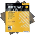 Indasa Rhynowet 50 PCS 9x11” Wet & Dry Full Sandpaper Sheets, 2000 GRIT, Clog-Resistant Abrasive for Wood, Metal, Auto, Paint & Clear Coat Finishing, Sand Paper Silicon Carbide
