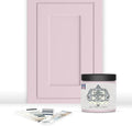 ALL-IN-ONE Paint by Heirloom Traditions, Peony (Pale Pink), 8oz Sample - Durable cabinet and furniture paint. Built in primer and top coat, no sanding needed. Includes our 30 featured color card.