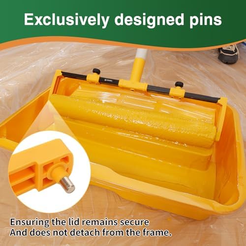 VOOMEY 18"Paint Roller Frame,The Adjustment Range is from 12" to18", Suitable for Large-Scale Painting Projects,Can be Used with an Extension Pole (Pack of 4)