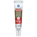 GE Advanced Silicone Caulk for Kitchen & Bathroom, Clear, 2.8 fl oz Tube, 1 Pack - 100% Waterproof Silicone Sealant, 5X Stronger Adhesion, Shrink & Crack Proof