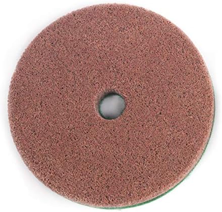 4 Inch Sponge Fiber Diamond Polishing Pads 2-Pack Grit 1000 for Marble Polishing Cleaning