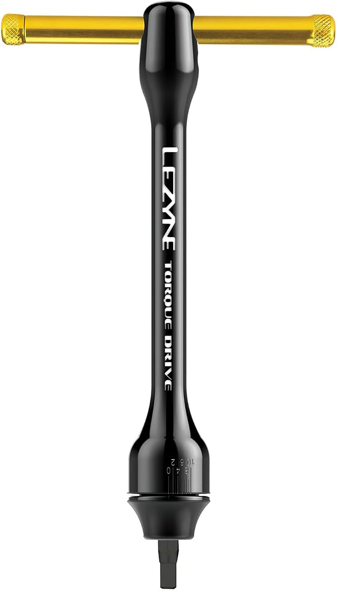 LEZYNE Torque Drive Bike Multi-Tool, CNC Machined Aluminum, Magnetic Hold, 11 Interchangeable Bits, Cross-Head & Flathead, Compact, Portable Bicycle Torque Wrench Kit