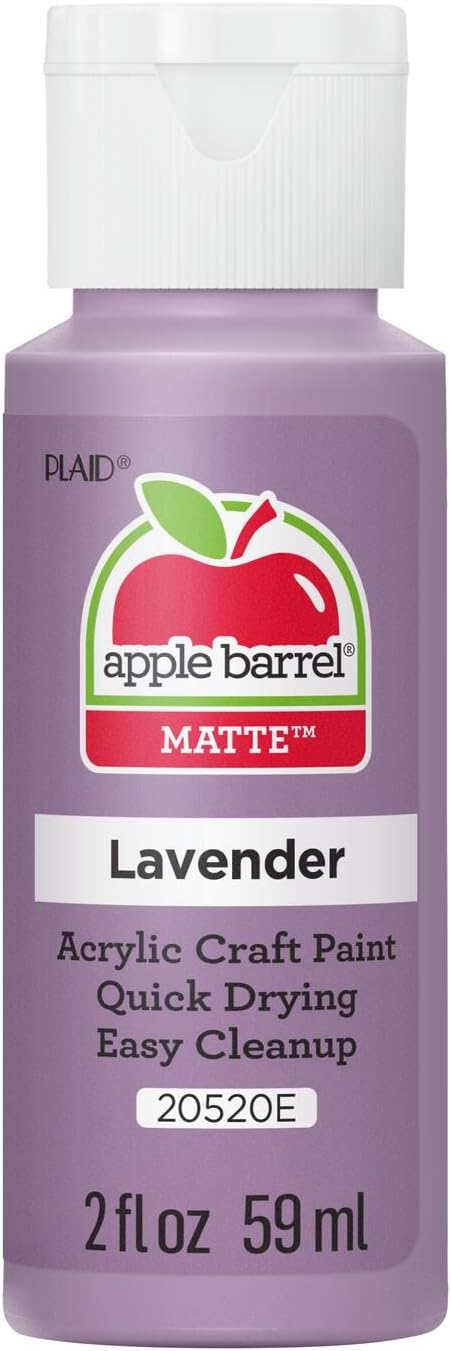 Apple Barrel Acrylic Paint in Assorted Colors (2 oz), 20520, Lavender