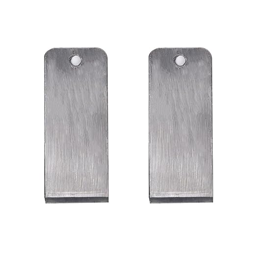 2 Pack 31MM / 1.22'' Wide Replacement Plane Iron Blade for Mini Woodworking Hand Planes Edge Trimming Bench Planer Carpentry Saw Blades…