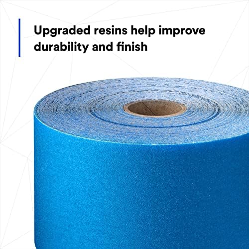 3M Stikit Blue Abrasive Sheet Roll, 36225, 320+ Grade, 2-3/4 in x 45 yd